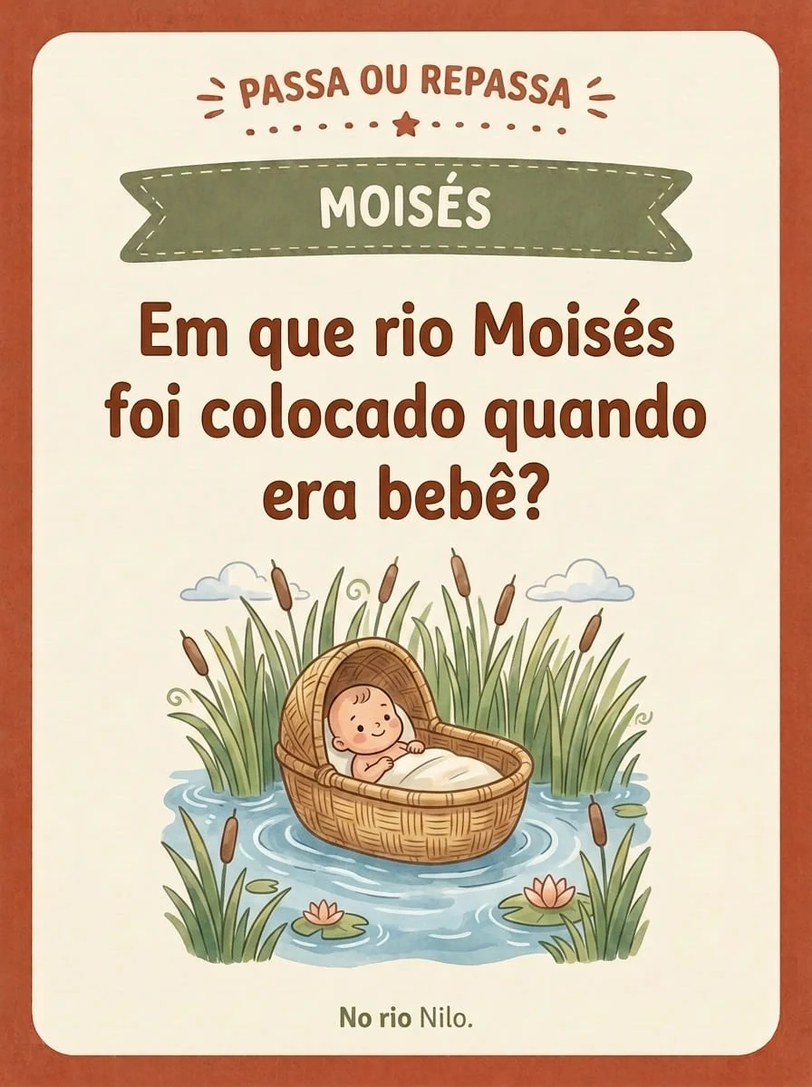 Cartão bíblico 10 do Passa ou Repassa Bíblico