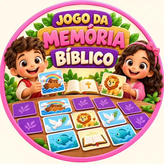 Jogo da memória bíblico